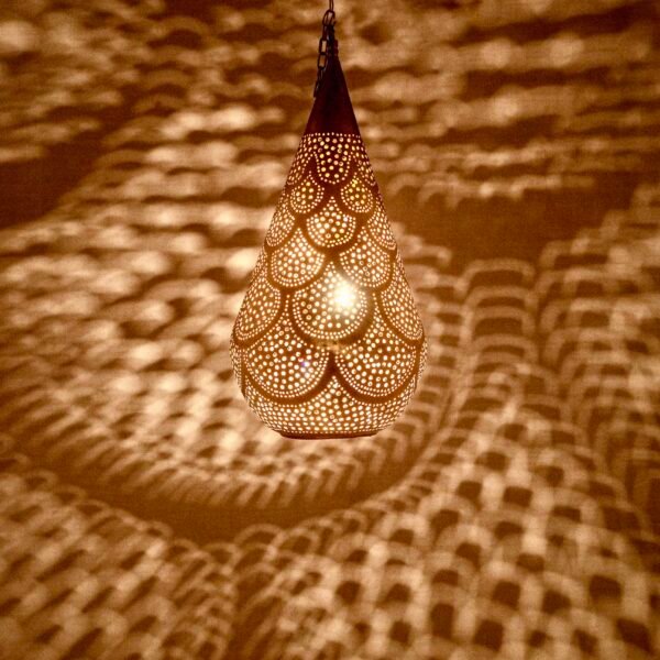 Moroccan Chandelier, Decorative Brass Pendant Lights, Pierced ceiling light, Moroccan Pendant Lamp Shade, Farmhouse Light Fixture